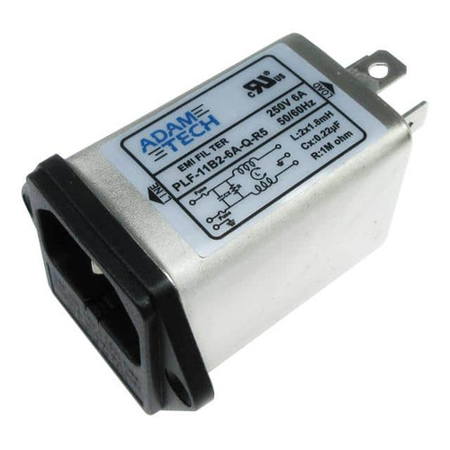 AdamTech PLF-11B2-6A-Q-R5 Single Phase Filters