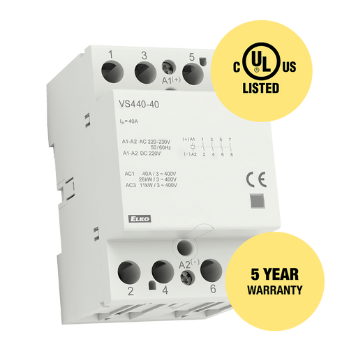 ELKP VS440-22UL 120V AC/DC Power Contactor
