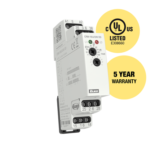 ELKP CRM-183J/UNI BL Flasher On First Time Delay Relay