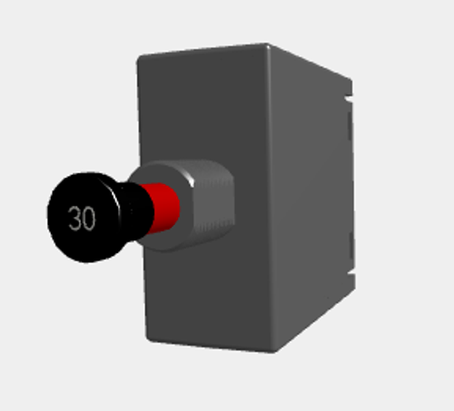 Carling Technologies / Littelfuse - MT1-B-14-615-3-A23-B-J - Magnetic / Hydraulic Circuit Breakers