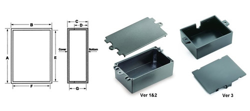 Bud Industries Inc. CU-1953 Plastic Box