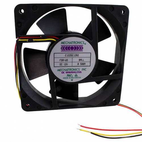 Mechatronics E1225E12B2-FSR-WS DC Axial Fan