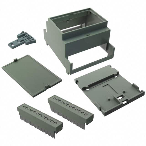 Bud Industries Inc. DMB-4772 Plastic Din-Rail Mount Box