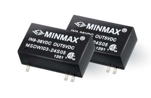 MinMax MSDWI03-48S24 Board Mount Power Supply