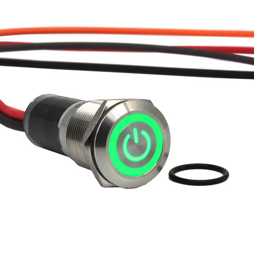 CIT Relay and Switch AH1LGSG24WA1 Pushbutton Switch