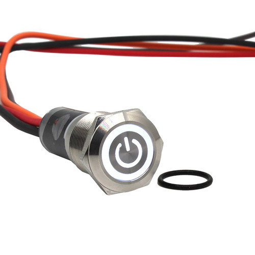 CIT Relay and Switch AH1LGSW12WA2 Pushbutton Switch