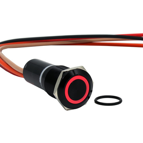 CIT Relay and Switch AH1LBBR6WA1 Pushbutton Switch