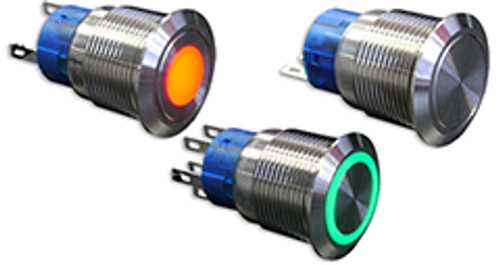 CIT Relay and Switch AHU1NKBGN Pushbutton Switch