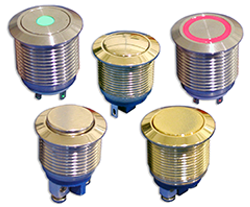 CIT Relay and Switch BH16NLBBRGB Pushbutton Switch