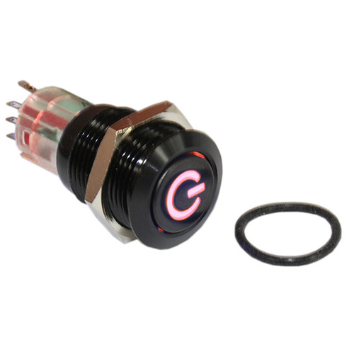 CIT Relay and Switch CH1LGBRNS Pushbutton Swtich