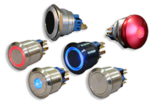 CIT Relay and Switch DH281LBBBN Pushbutton Swtich