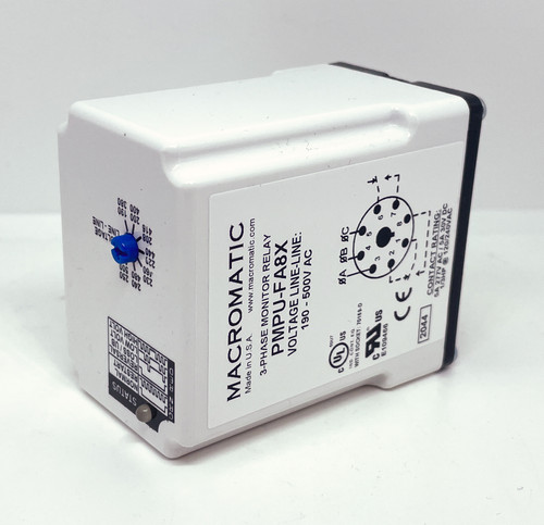 Macromatic PMPU-FA8X Phase Monitor Relay