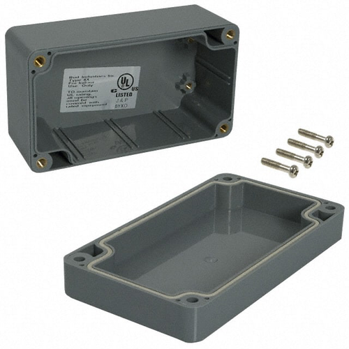 Bud Industries Inc. PN-1322-DG Plastic Box