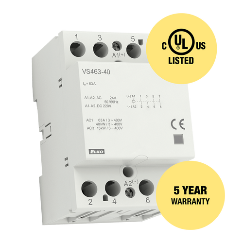 ELKP VS463-22UL 24V AC Power Contactor