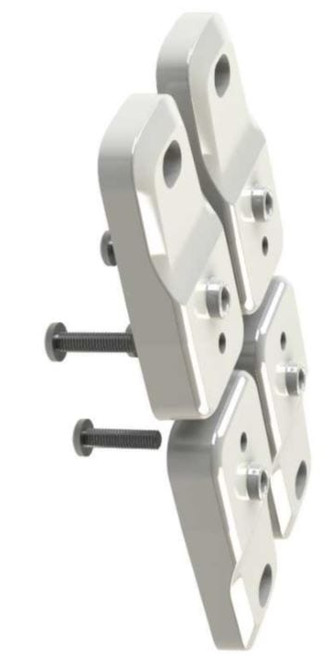 BUD Industries DPX-100-KIT Replacement Standard Mounting Brackets (4 brackets +4 screws