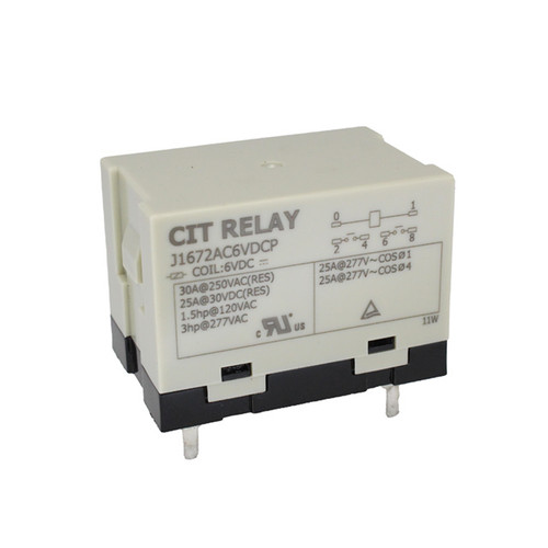 CIT Relay and Switch J1672AC6VDCP Power Relay