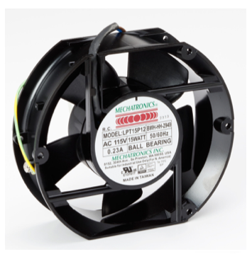 Mechatronics LPT15P99-BWHR-B1-2EM-3382 172x152x51mm EC axial fan
