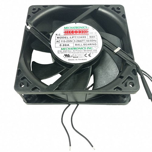 Mechatronics LPT12A99-BWHR 120x120x38mm EC axial fan