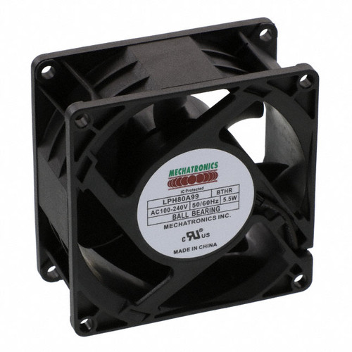 Mechatronics LPH80A99-BWHR-PC 80x80x38mm EC axial fan