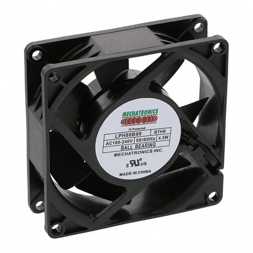 Mechatronics LPH80B99-BWHR 80x80x25mm EC axial fan
