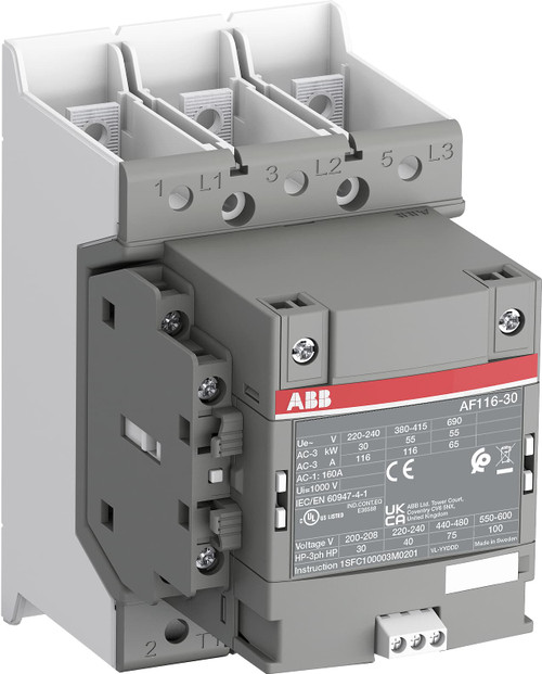 ABB AF116-30-11B-31 Non-Reversing Contactors