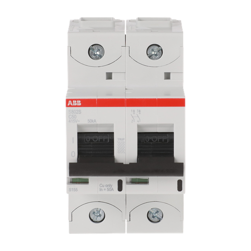 ABB S802S-C50 Thermal Magnetic Circuit Breaker