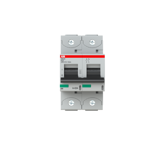 ABB S802S-K20 Thermal Magnetic Circuit Breaker