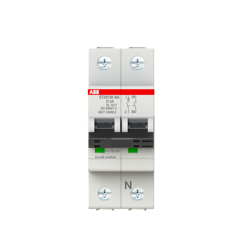 ABB ST201M-D5NA Thermal Magnetic Circuit Breaker