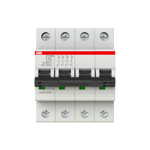ABB ST204M-B35 Thermal Magnetic Circuit Breaker