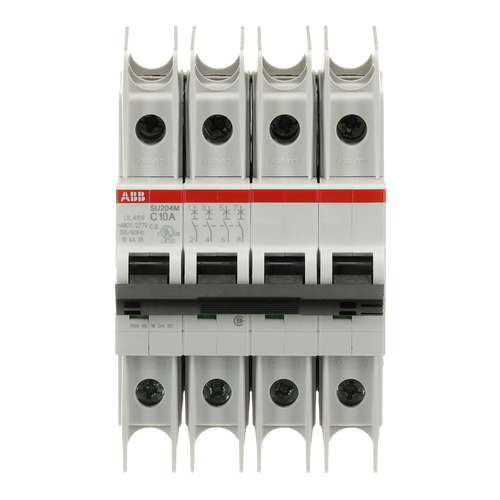 ABB SU204M-C10 Thermal Magnetic Circuit Breaker