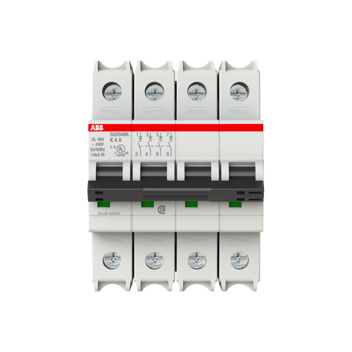 ABB SU204ML-K4 Thermal Magnetic Circuit Breaker