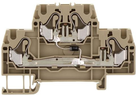 Conta-Clip 3255.2 Din Rail, Channel Terminal Block