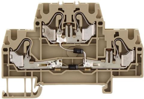 Conta-Clip 3256.2 Din Rail, Channel Terminal Block