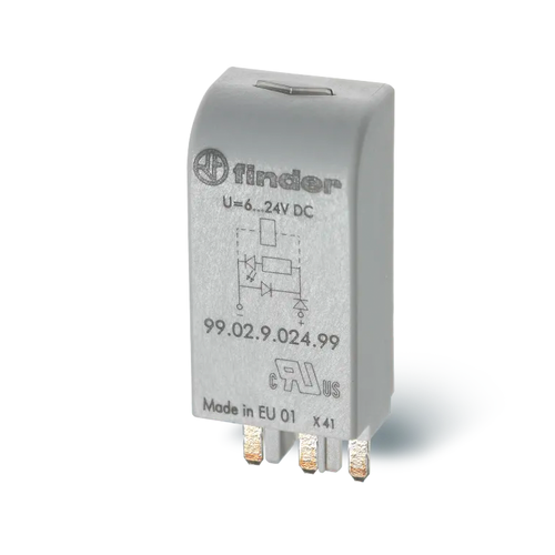 Finder 99.02.0.060.59 Coil Indication and EMC Suppression Module