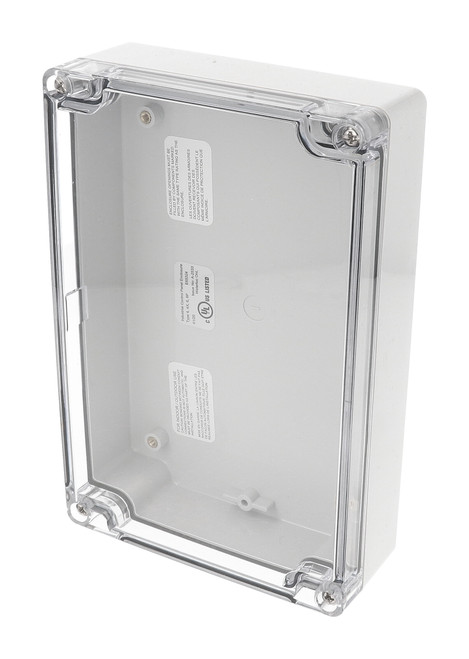 Hammond Manufacturing 1554HL2GYCL Plastic Box