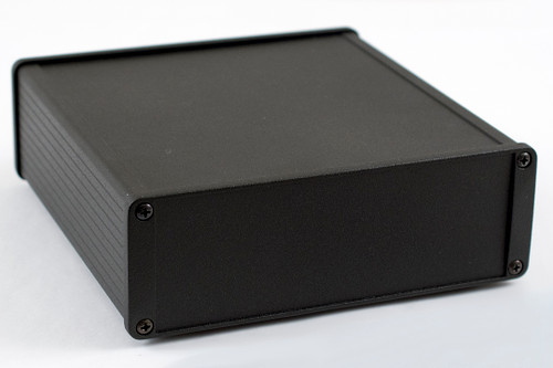 Hammond Manufacturing 1457T1601BK Aluminum Box