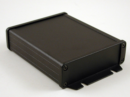 Hammond Manufacturing 1457L1202BK Aluminum Box
