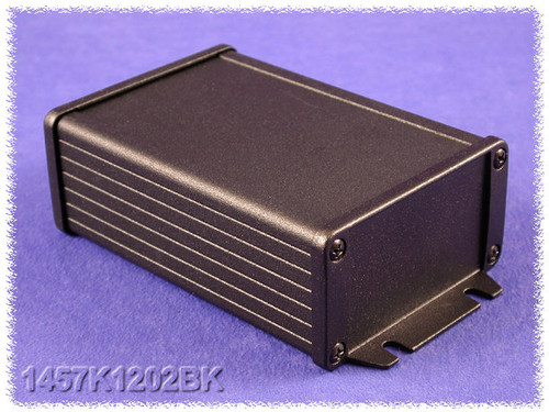 Hammond Manufacturing 1457K1202BK Aluminum Box
