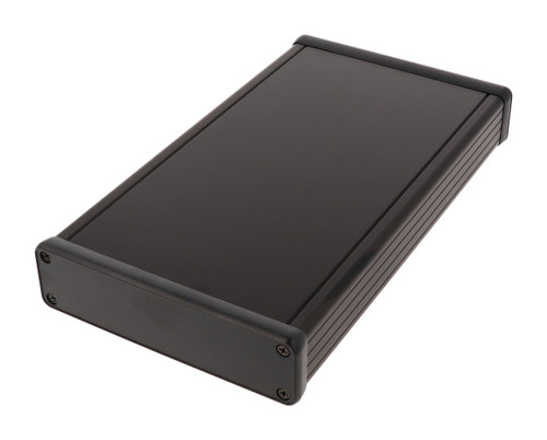 Hammond Manufacturing 1455P2202BK Aluminum Box