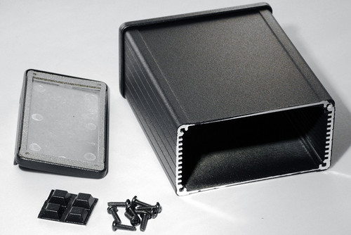 Hammond Manufacturing 1457N1202EBK Aluminum Box