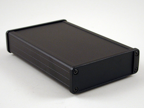 Hammond Manufacturing 1457L1601BK Aluminum Box