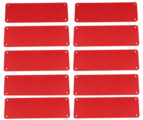 Hammond 1455TPLRED-10 End Panel