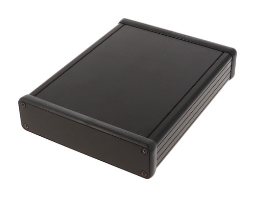Hammond Manufacturing 1455P1601BK Aluminum Box
