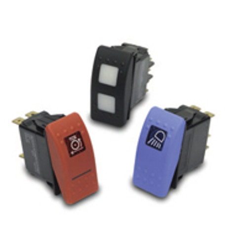 Carling Technologies V2D1S00B-AZS00-000 Rocker Switches