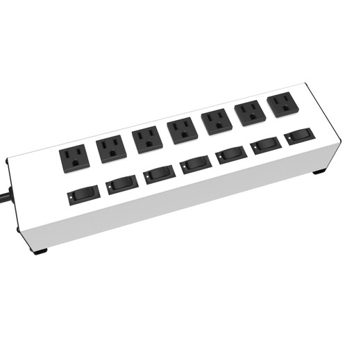 Hammond 1580H7A1X 7-Outlet Individually Switched Outlet Strip
