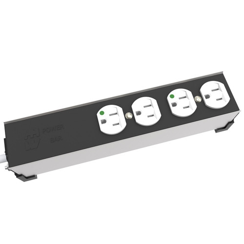 Hammond 1584T4DH 4-Outlet Hospital Grade Outlet Strip