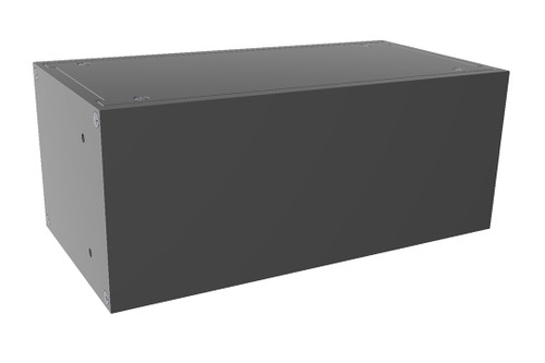 Hammond Manufacturing RM2U0804SBK Rack-Mount Instrument Enclosure
