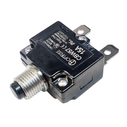 OptiFuse CBW57-HS-15A-P 15 A Thermal Circuit Breaker