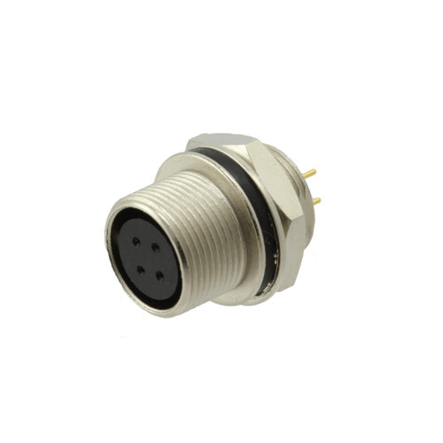 Adam Tech SD-PNL08-FFTRH-P00-000 WP M8 DIN Connector
