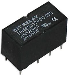 CIT Relay and Switch J104B2C9VDC.20S Power Relays